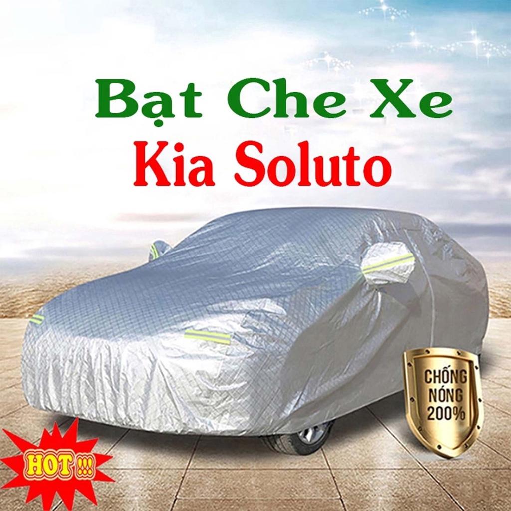 Bạt Phủ Xe Ô Tô KIA Soluto - Bạt Phủ Ô Tô 5 Chỗ 3 Lớp Cao Cấp Chống Mưa, Chống Nắng, Chống Cháy Loại 1