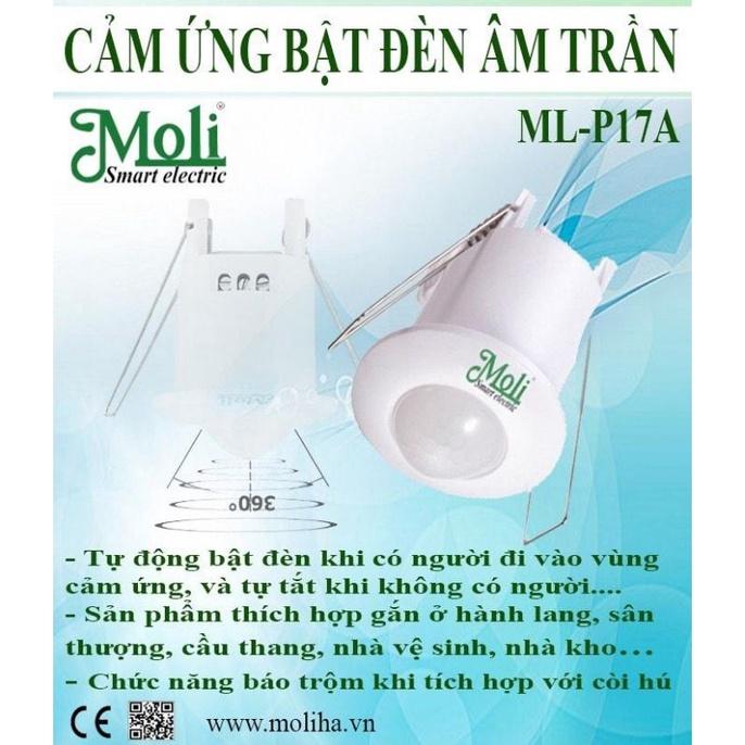 Cảm ứng bật đèn âm trần MOLI