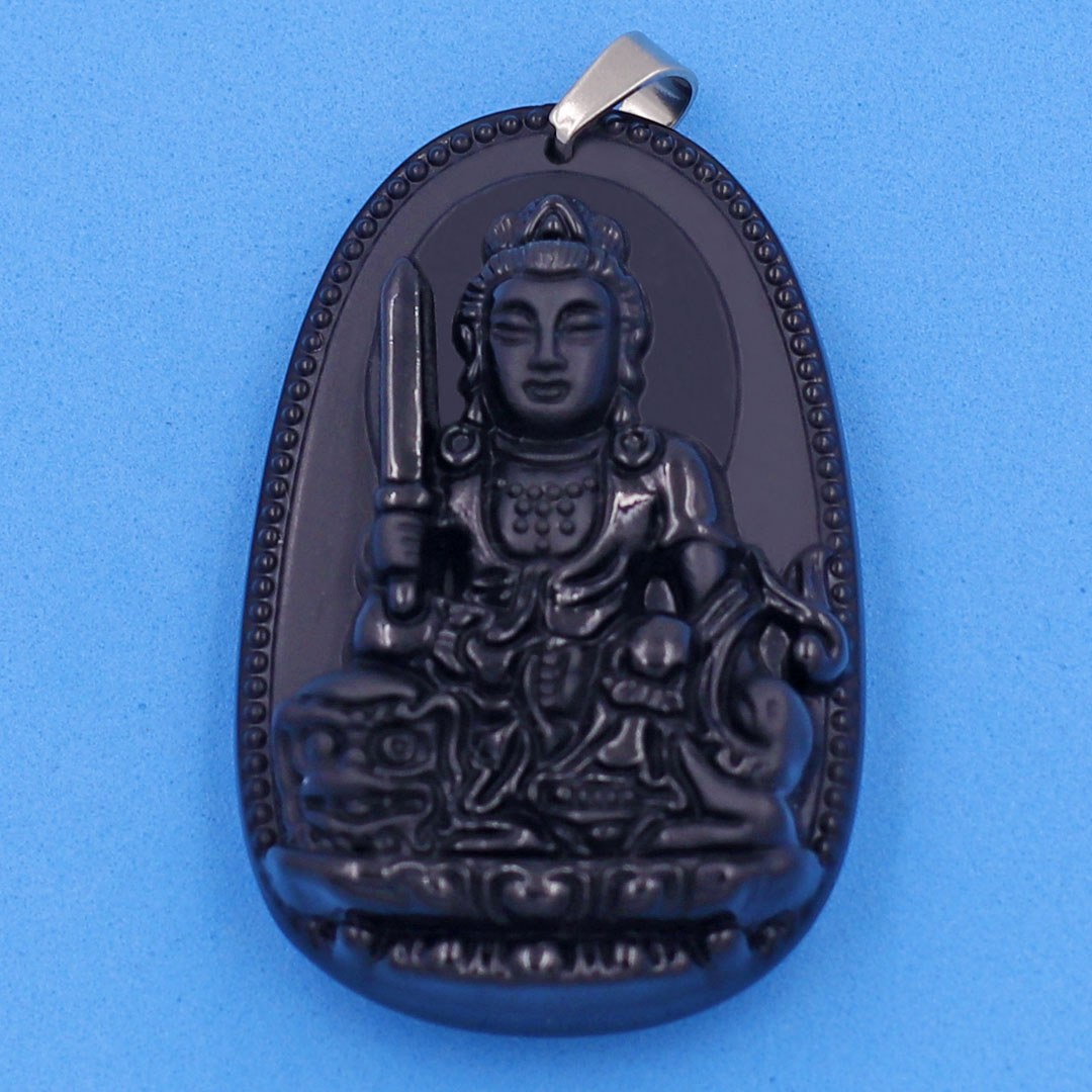 Mặt dây chuyền Văn Thù Bồ Tát 6cm