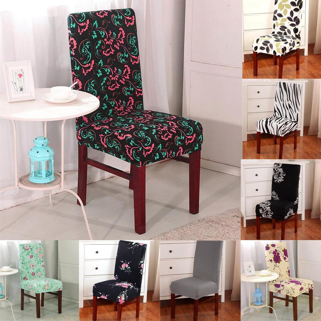 1 Pc Elastic Stretch Washable Removable Chair Seat Cover Slipcover