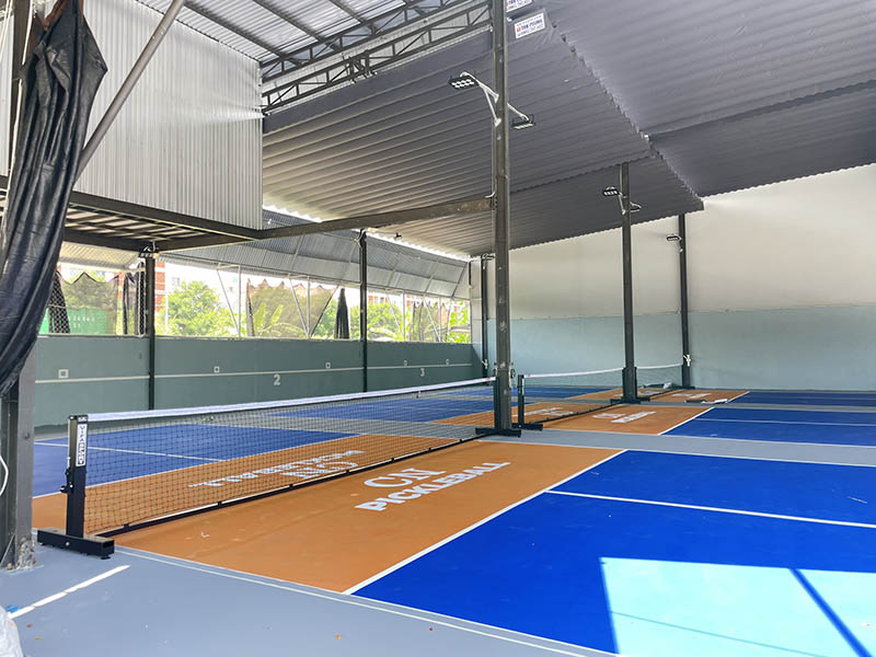 Trụ pickleball Vifa 303704P nặng 35kg, kích thước thép hộp vuông 80*80, đạt tiêu chuẩn,dễ dàng tháo lắp khi cần thiết