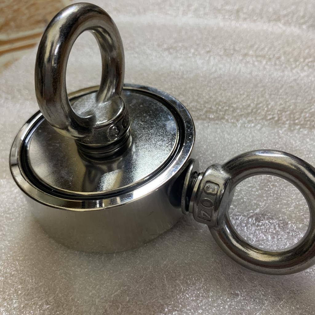 Nam châm cứu hộ đa năng 2 móc D60X23MM