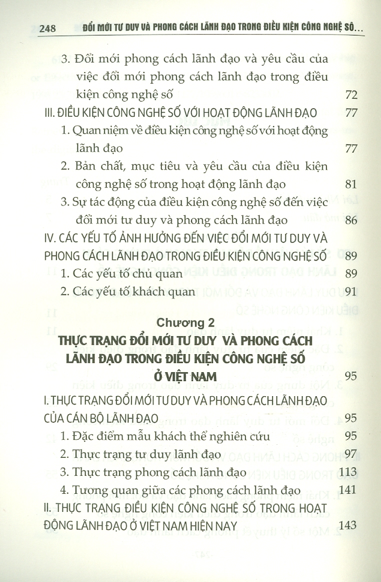 Đổi Mới Tư Duy Và Phong Cách Lãnh Đạo Trong Điều Kiện Công Nghệ Số Ở Việt Nam Hiện Nay - Một Số Vấn Đề Lý Luận Và Thực Tiễn