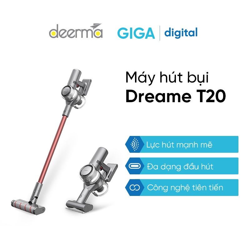 Máy hút bụi cầm tay không dây Xiaomi Dreame T20 -  Hàng Chính Hãng