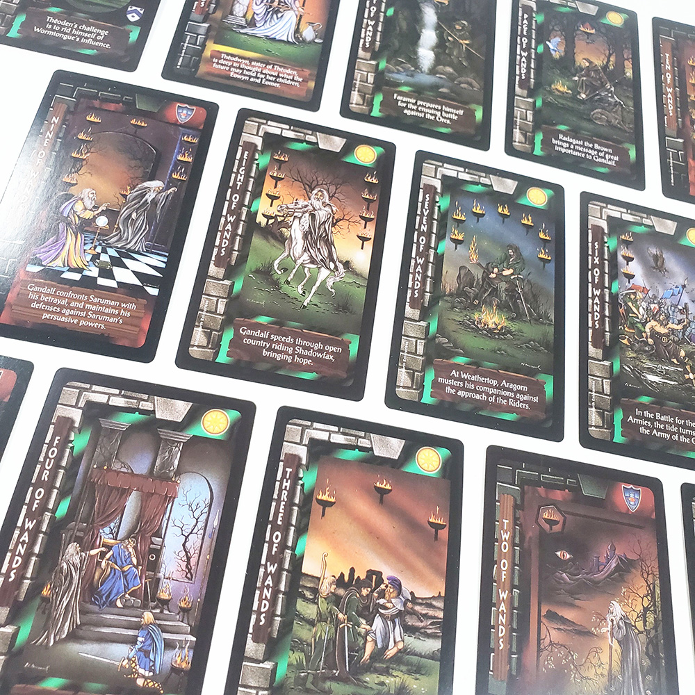 Bộ Bài Tarot The Lord Of The Rings 7x12 Cm Tặng Đá Thanh Tẩy