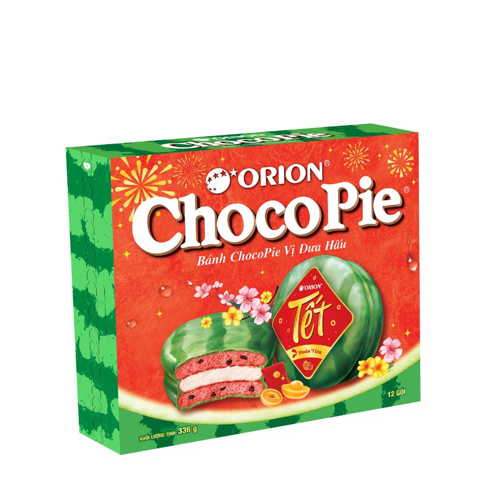 Combo 2 Hộp Bánh CHOCOPIE vị DƯA HẤU mát lạnh