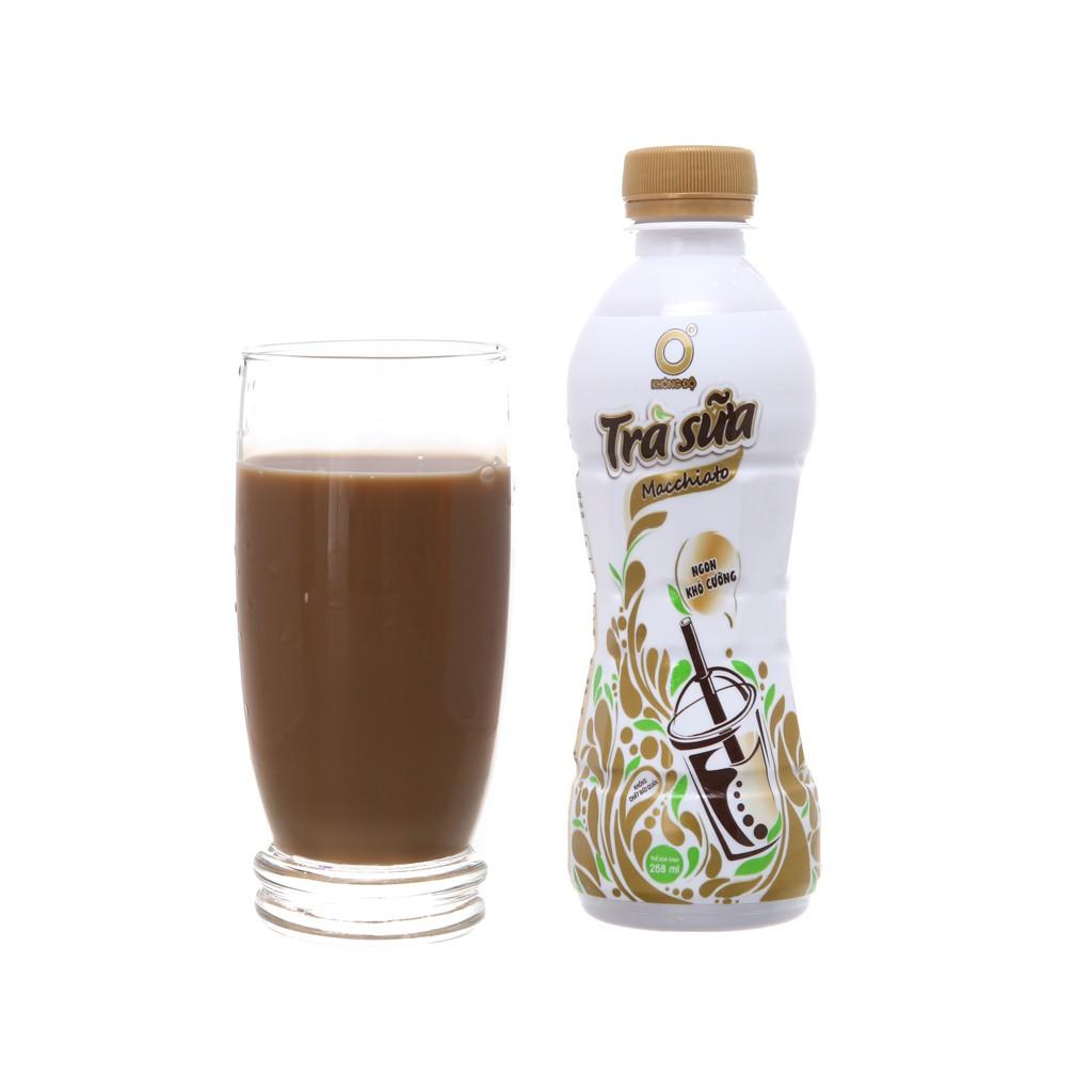 Thùng 24 chai trà sữa Macchiato Không Độ 268ml