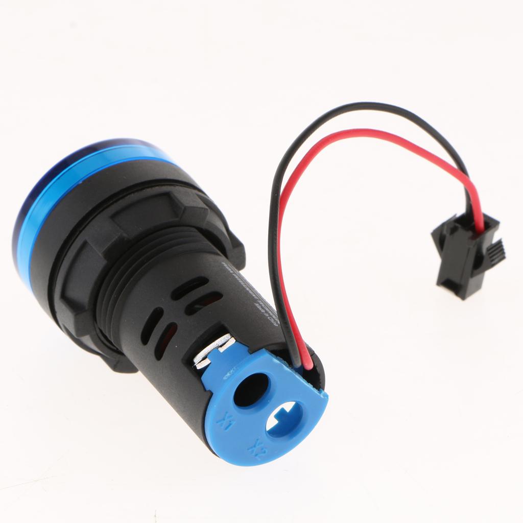 0-100A LED Digital Display Ammeter Current Meter Tester Ampere Meter Blue