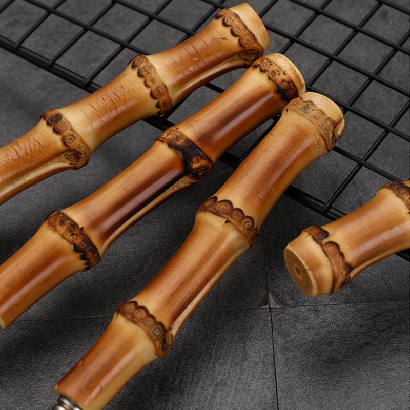 8/16 Cái Cây Tre Dao Kéo Bộ Thép Không Gỉ 304 Bít Tết Dao Kéo Bộ Đồ Ăn Bộ Thìa Và Dĩa, nhà Bếp Ăn Thanh