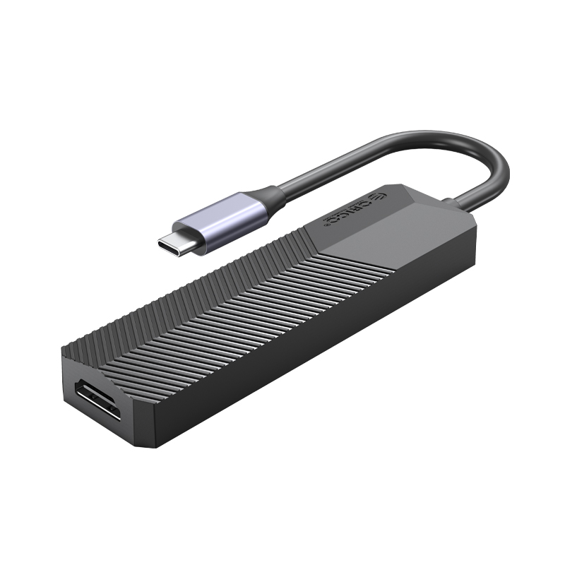 Hub typec 6 trong 1 Orico MDK-6P sang HDMI 4K, 1 x USB-C PD 55W, USB 3.0,2.0, SD/TF - Hàng Chính Hãng