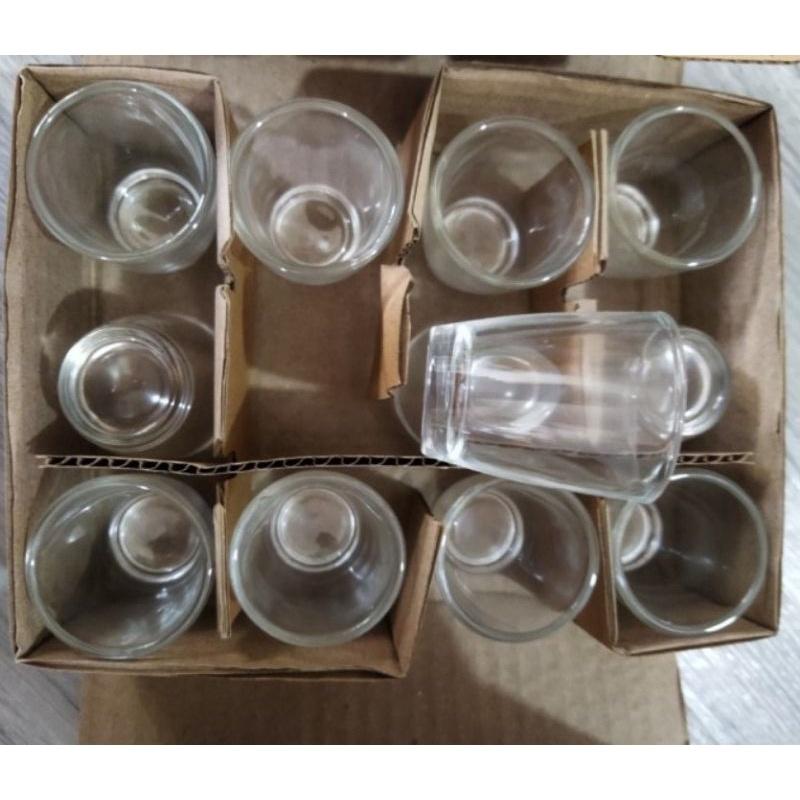Bộ cốc, ly uống rượu hạt mít hộp 12 cái