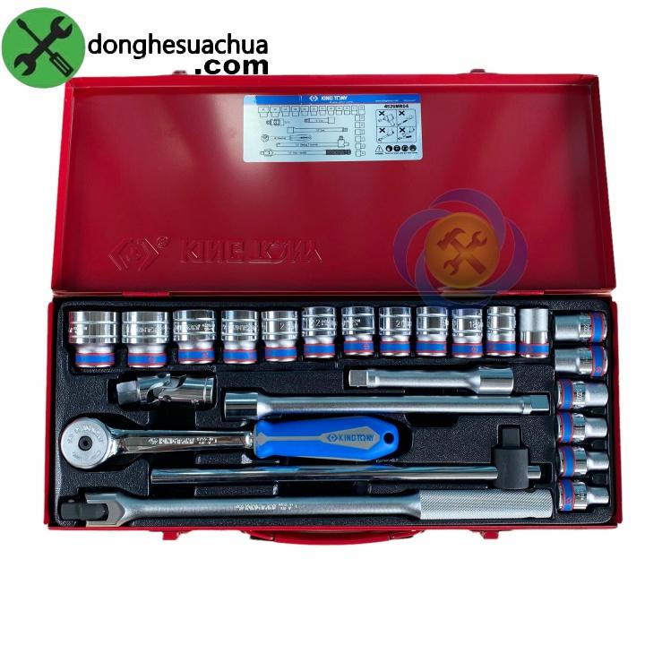 Bộ tuýp 1/2 Kingtony 4526MR04 8-32mm 6 cạnh gồm 24 chi tiết