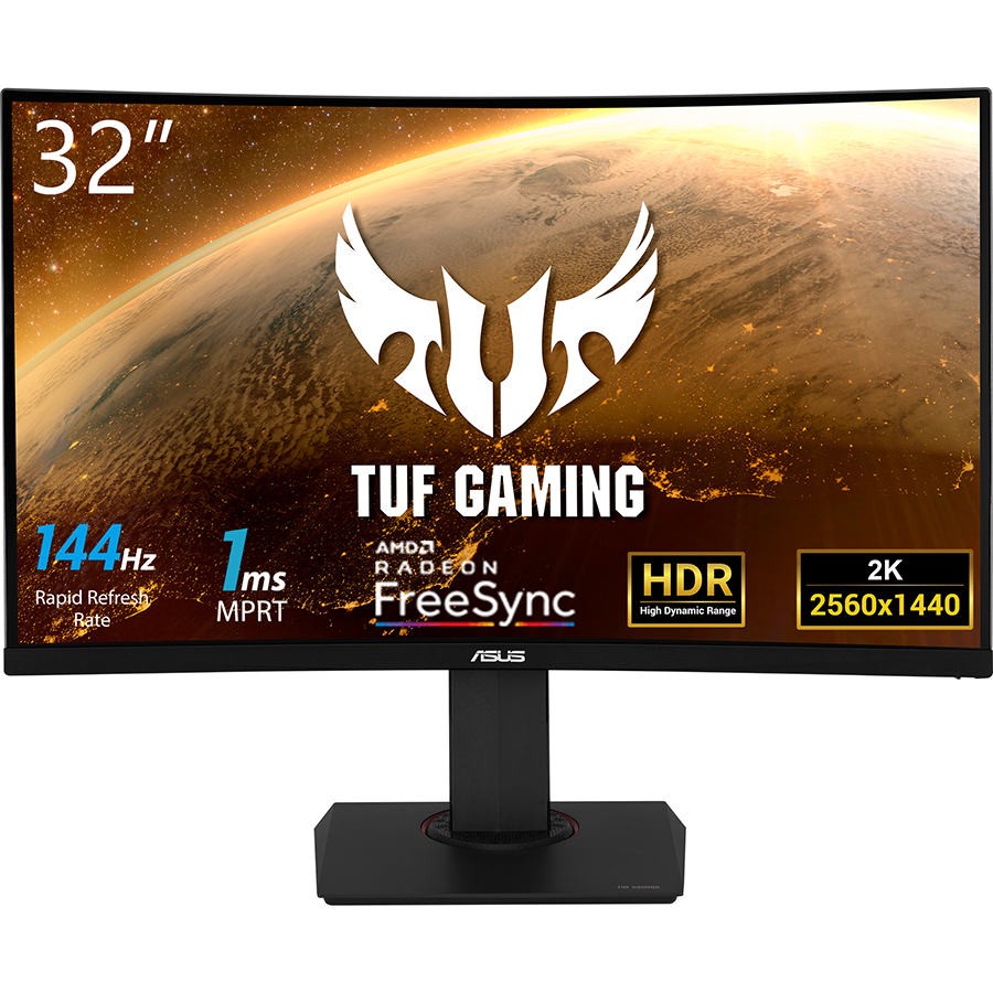 Màn hình cong ASUS TUF Gaming VG32VQ VA 32” WQHD (2K) 144Hz 1ms - Hàng chính hãng