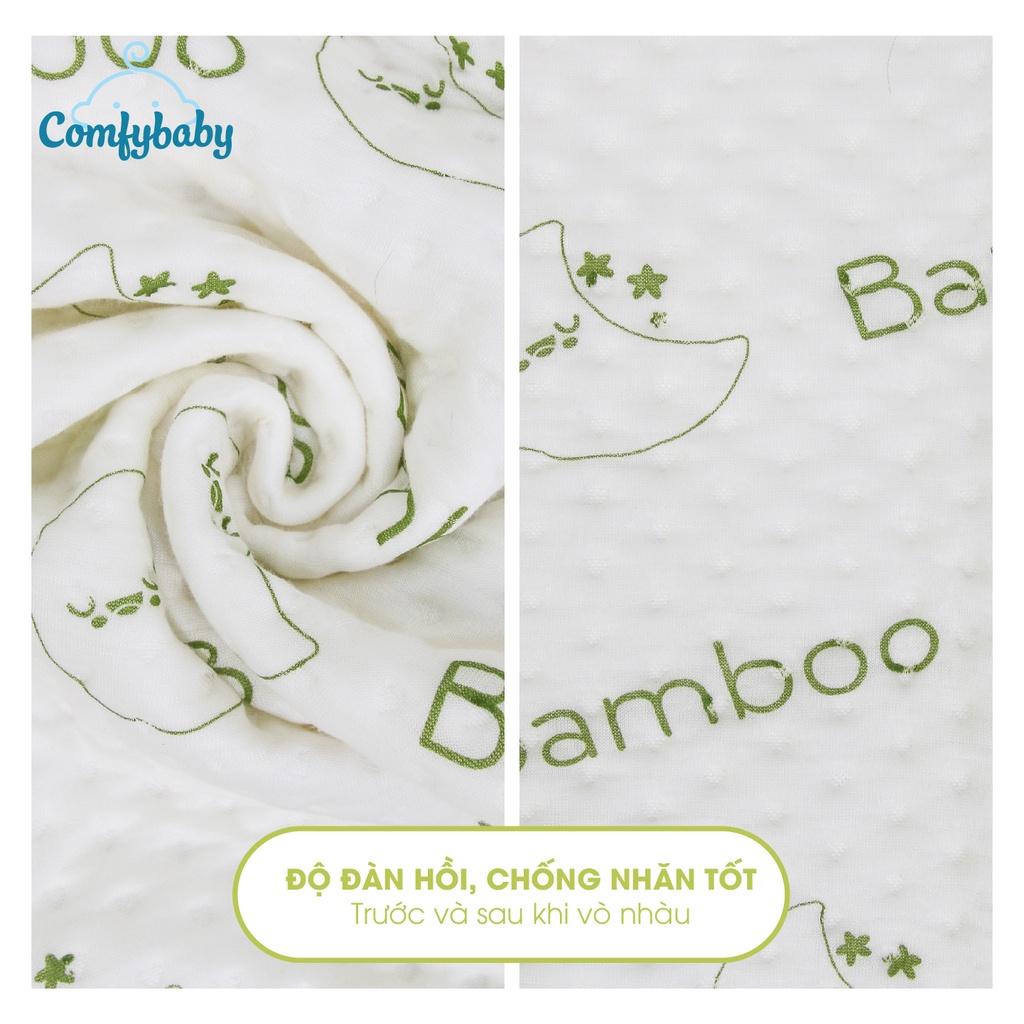 Tấm lót chống thấm cho bé thay tã 4 lớp vải sợi tre Bamboo cao cấp  kháng khuẩn và thoáng khí Comfybaby PAD