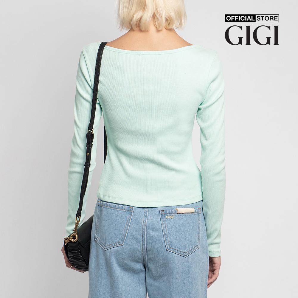 GIGI - Áo thun nữ tay dài phom ôm thời trang G1203T221226