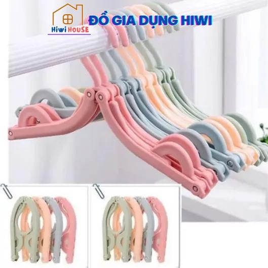 Móc Treo Quần Áo Gấp Gọn Thông Minh làm bằng nhựa cao cấp, thích hợp đi cắm trại du lịch, phượt, dã ngoại, câu cá