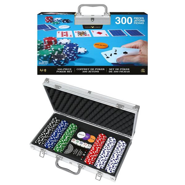 Đồ Chơi 300 Poker Chips Không Số Kèm Khay Đựng - Spin Master 6065367