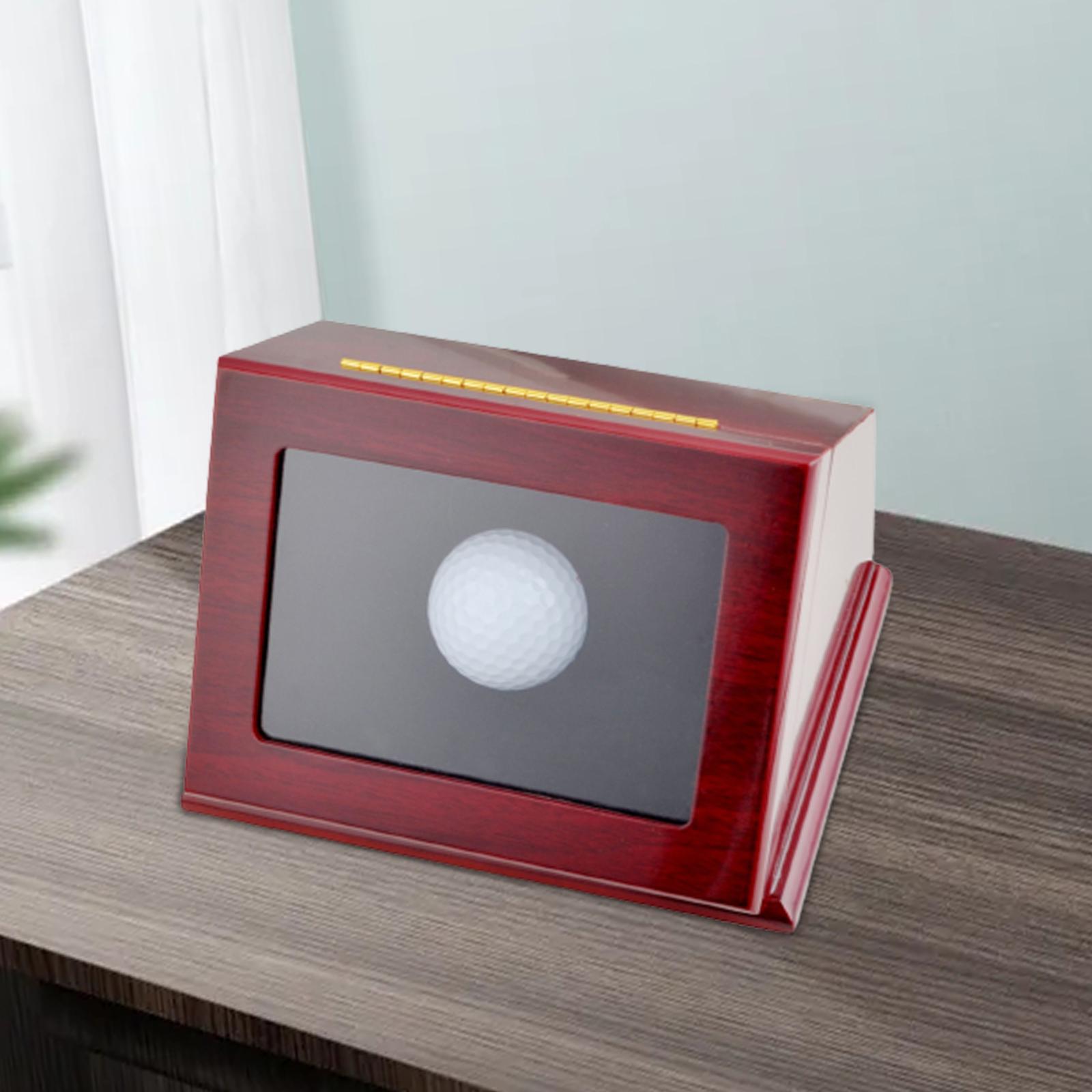 Golf Ball Display Case, Golf Ball Organizer Dustproof Showcase, Collection Golf Ball Storage Ball Holder