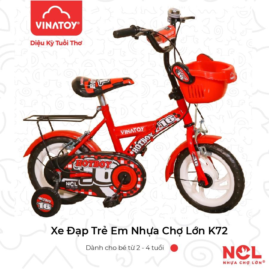 Xe Đạp Trẻ Em Nhựa Chợ Lớn K72 Cho Bé Từ 2 đến 4 Tuổi