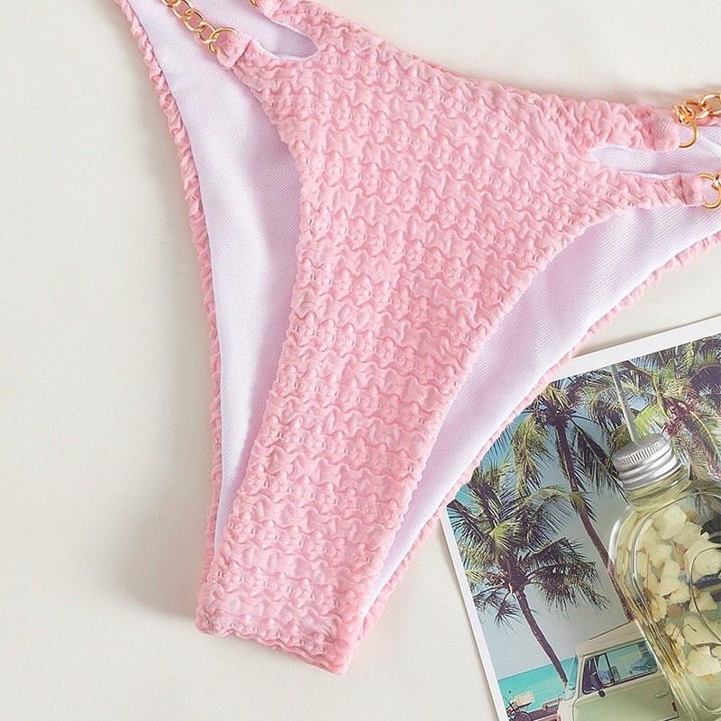 Set bikini hồng baby ngọt ngào sang chảnh