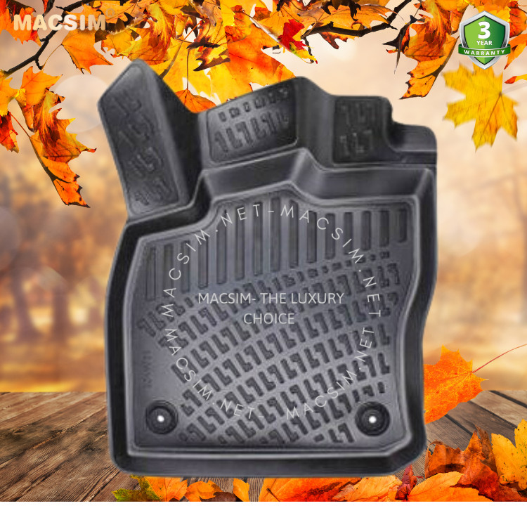 Thảm lót sàn ô tô nhựa TPU Silicon Volkswagen Polo Sixth generation  2017+ Nhãn hiệu Macsim