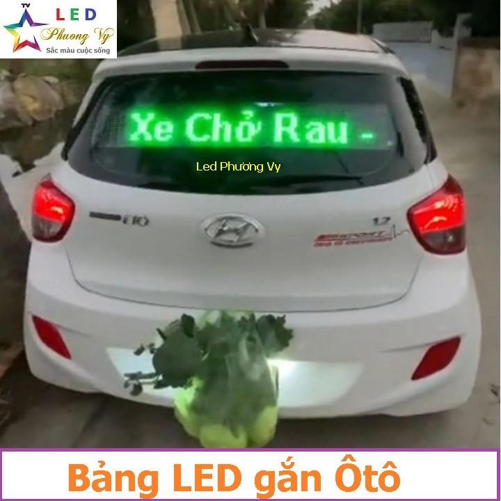 Bảng LED ma trận gắn Ôtô full color _ Sử dụng module Led ngoài trời độ sáng cao