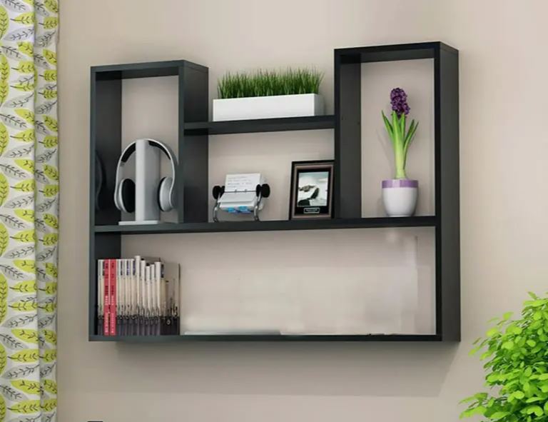 Kệ Giá Sách Treo Tường Sáng Tạo Với Kết Cấu Giấu Chân Chắc Chắn Juno Sofa CTKT182 KT 62cm x 90cm x 15cm