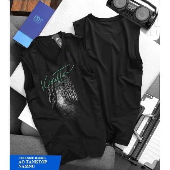 Áo tank top TTN04, đủ 7 size từ S đến 4XL, áo ba lỗ cotton đẹp, form slimfit- Thời Trang Waoo