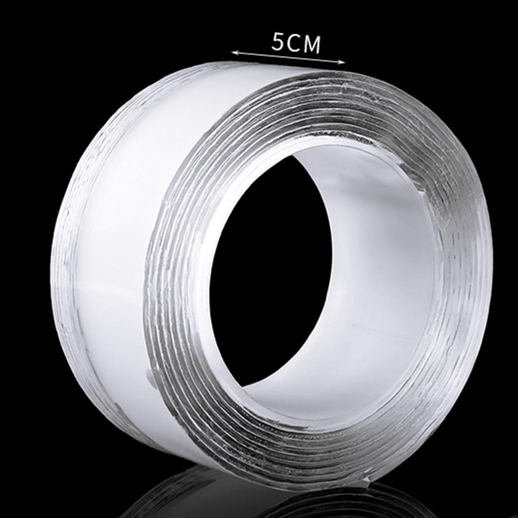 Clear Nano Tape Glue Traceless Washable Reusable Double-Sided Adhesive Tape 3m