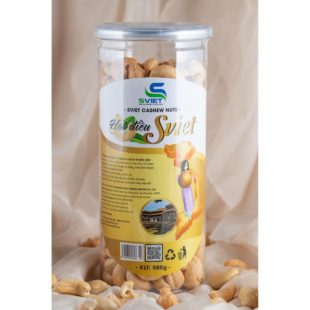 500g Hạt điều Rang muối nhân trắng đạt chuẩn xuất khẩu 2020, SVIET sản xuất tại Bình Phước