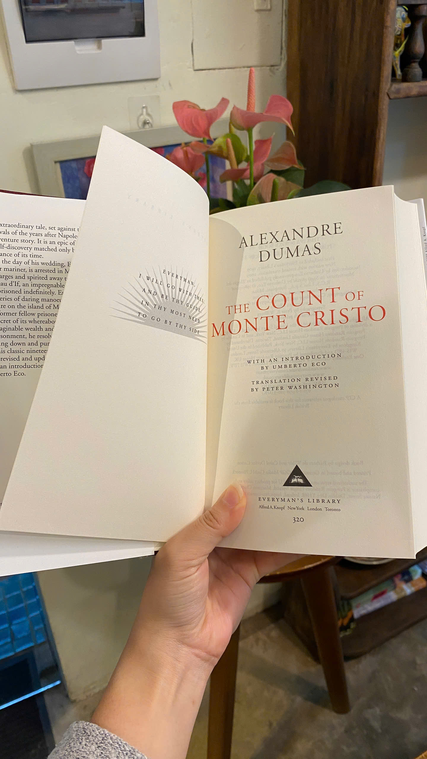 Sách - The Count of Monte Cristo - Alexandre Dumas| Everyman’s Library/ Classics/ Ngoại văn Bìa cứng