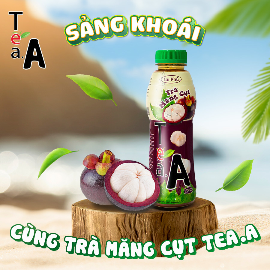 Trà Măng Cụt Tea A Chai 450ml - Thùng 24 Chai