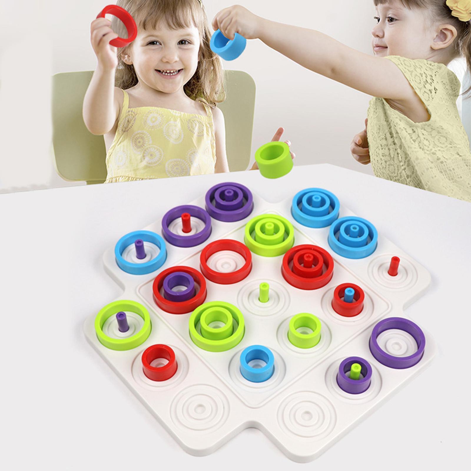 Multiplayer Rings Chess Puzzle Toys Hands Brain Training for Boys Girls