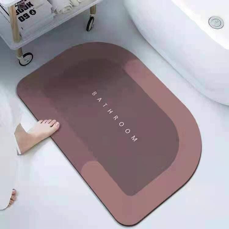 Thảm chùi chân vải Nappa siêu thấm hút đế cao su chống trượt (60X40CM) nhà bếp, phòng tắm, phòng ngủ, phòng khách
