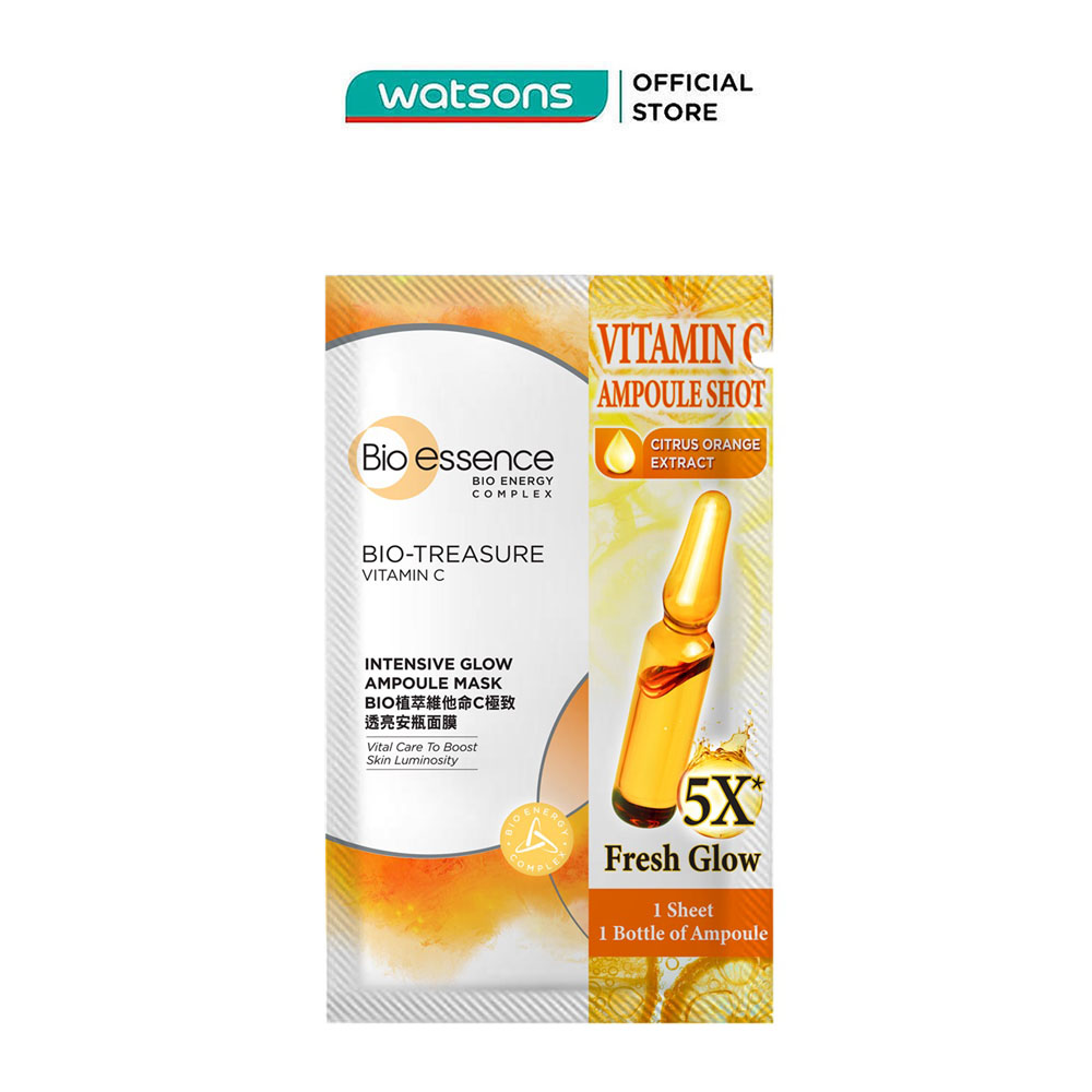 Mặt Nạ Bio-Essence Bio-Treasure Vitamin C Intensive Glow Ampoule Mask 25ml