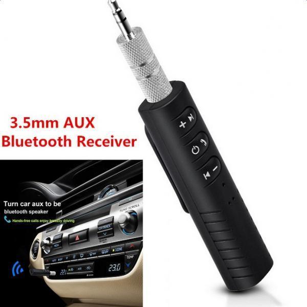 3.5mm Wireless Bluetooth Car Kit Stereo AUX Audio Music Receiver Adapter