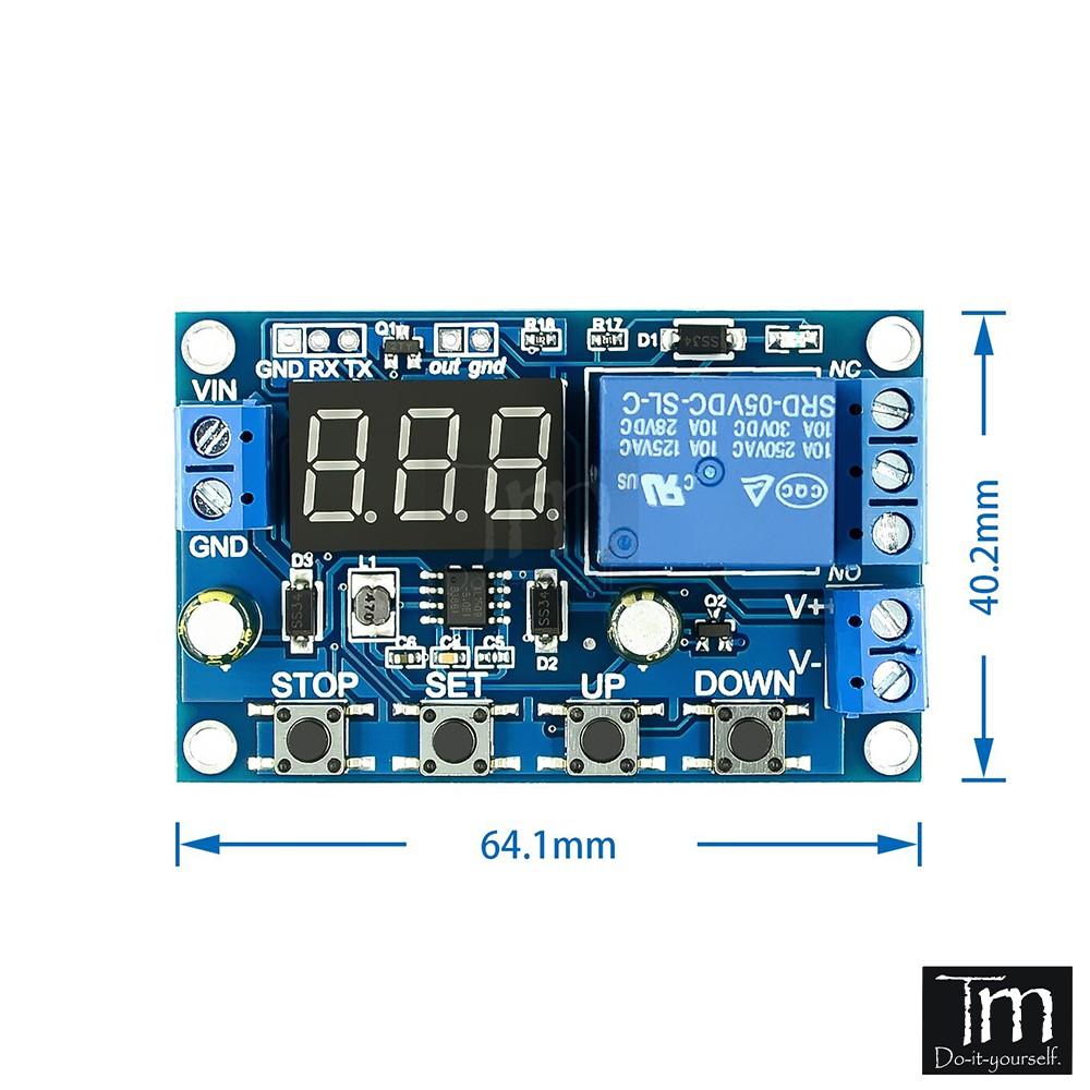 Modul Sạc Xả Tự Ngắt Bảo Vệ Pin - Acquy 12 - 60V (XY-DJ)