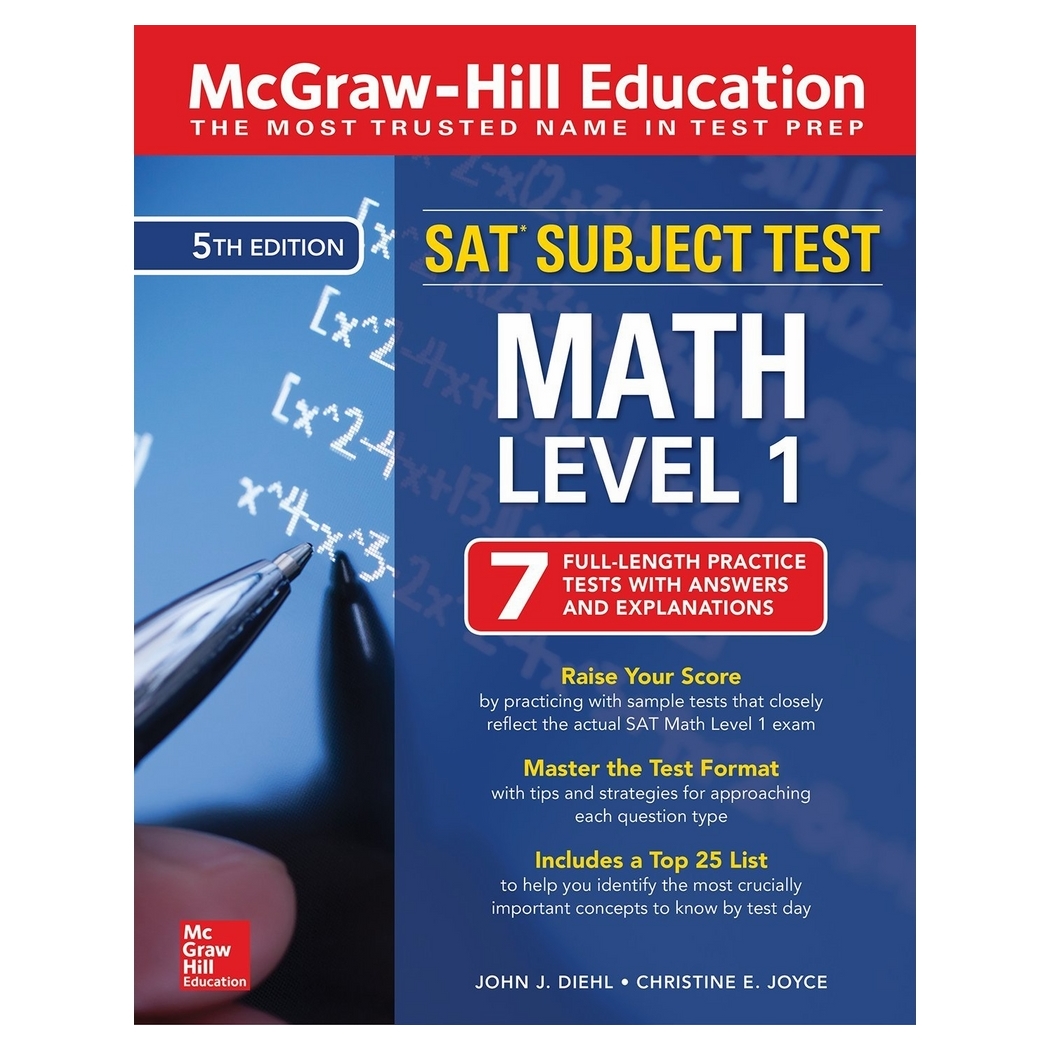 Mcgraw-Hill Education Sat Subject Test Math Level 1, Fifth Edition