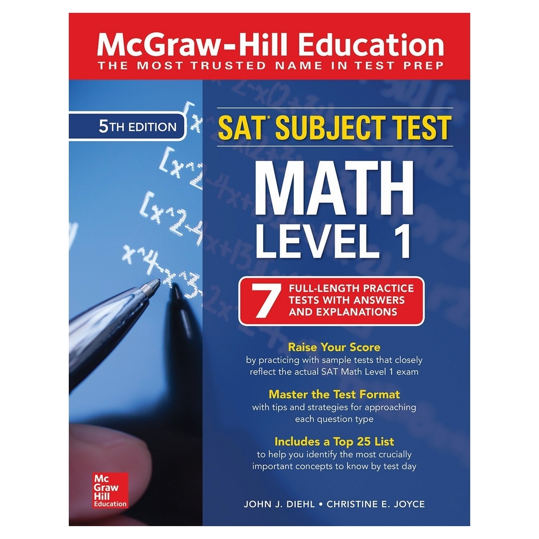 Mcgraw-Hill Education Sat Subject Test Math Level 1, Fifth Edition