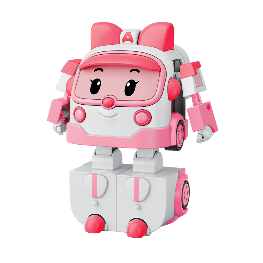 Đồ Chơi Robot Biến Hình Xe Cứu Thương Babe Amber ROBOCAR POLI ZR917