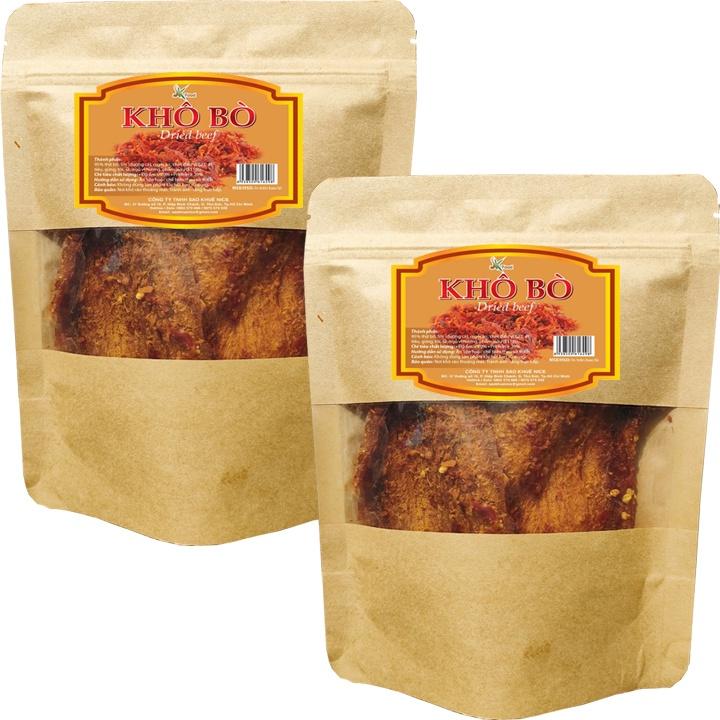 1KG KHÔ BÒ MIẾNG MỀM CAY CAO CẤP CHUẨN NGON SK FOOD