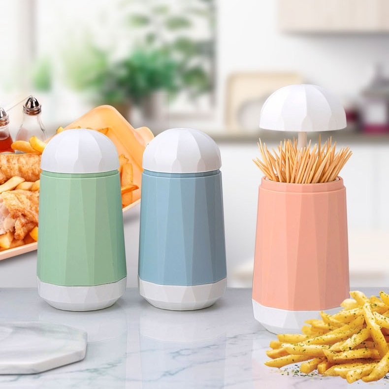 Hộp Đựng Tăm Cao Cấp Có Nắp Ấn Kiểu Hàn Quốc