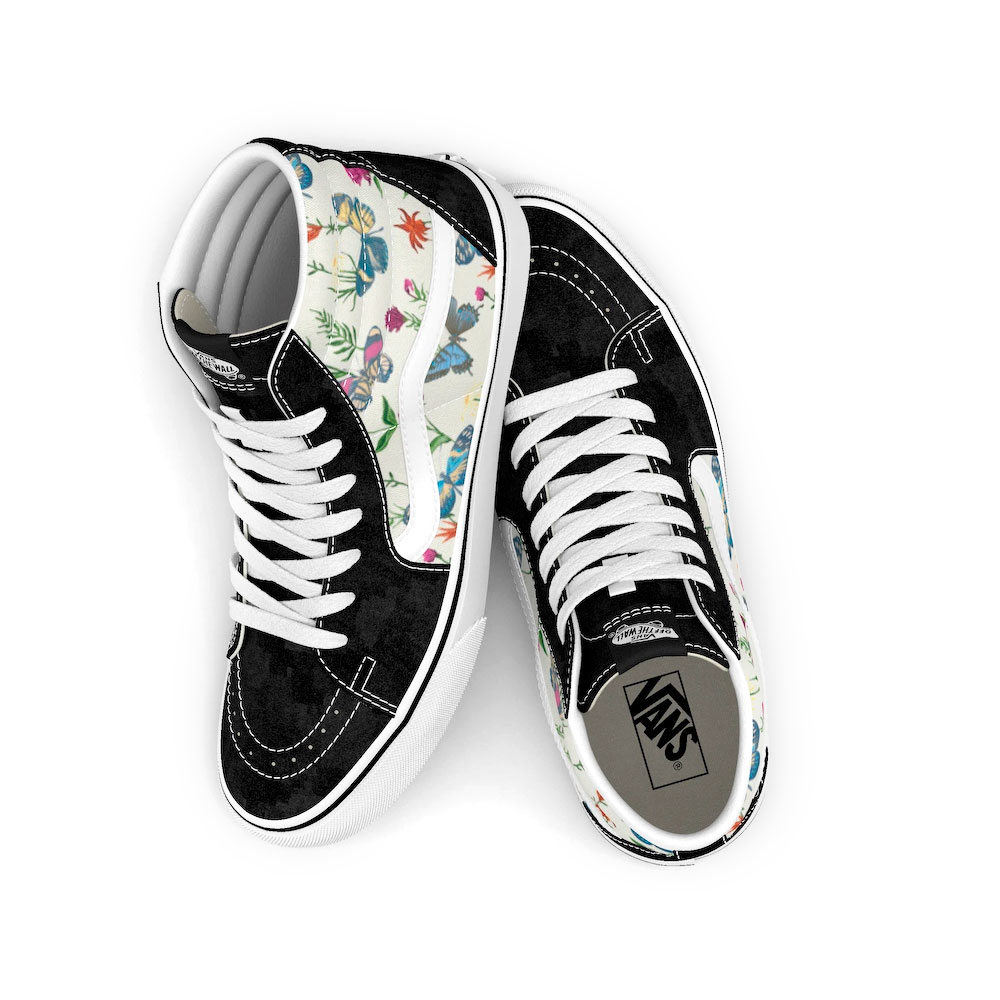 Giày Vans Sk8-Hi Project X Butterfly Floral - VN0A5HXVUC0