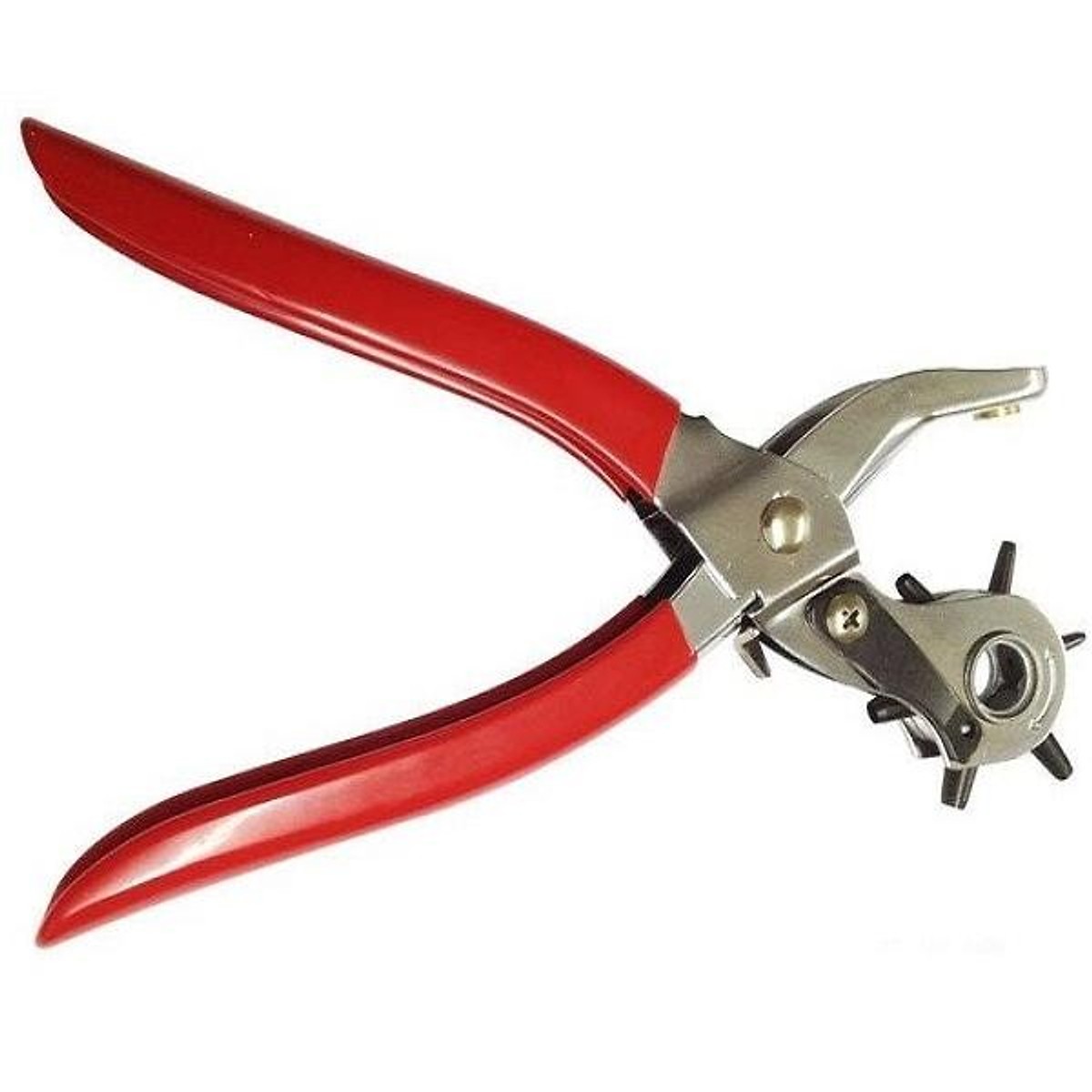 Kìm Bấm Lỗ Dây Nịt Cầm Tay - Tặng 1 móc chìa khóa cao cấp