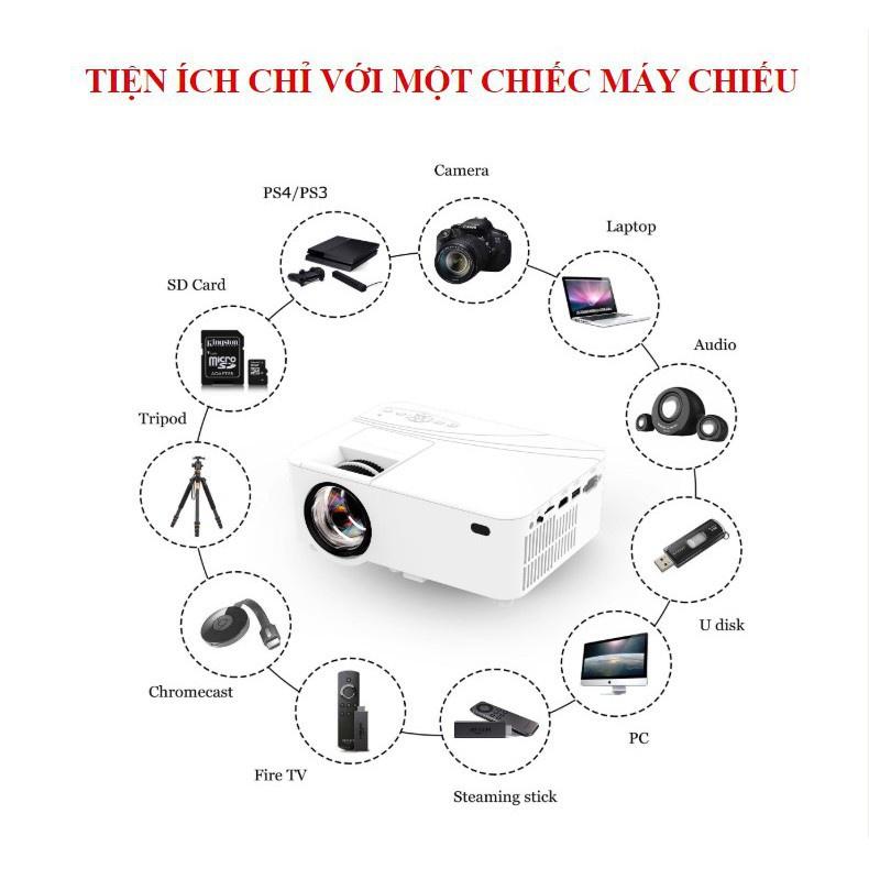 Máy Chiếu Mini , Máy Chiếu Đa Năng KOOGOLD , Kết Nối Wifi Bluetooth Điện Thoại , Laptop , bảo hành 1 đổi 1