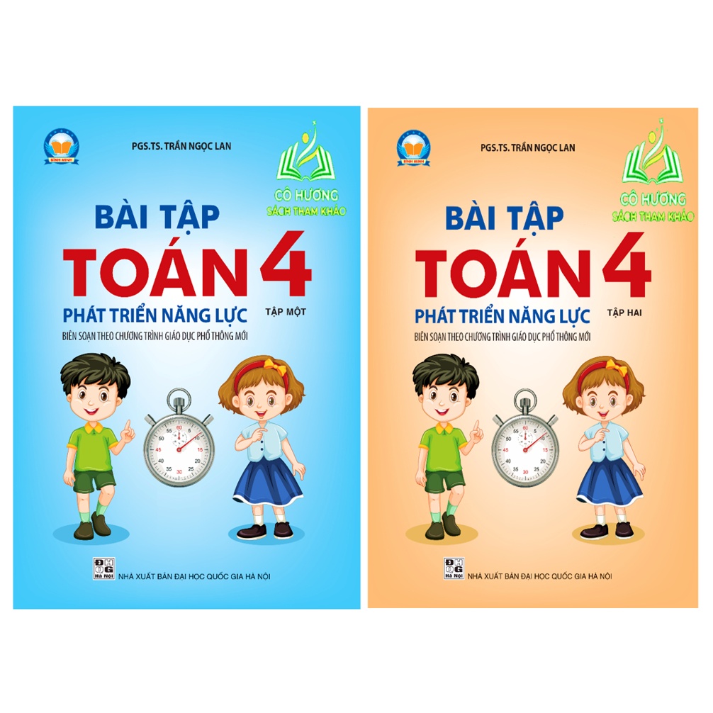Sách - Combo Bài tập phát triển năng lực Toán 4 Tập 1+2