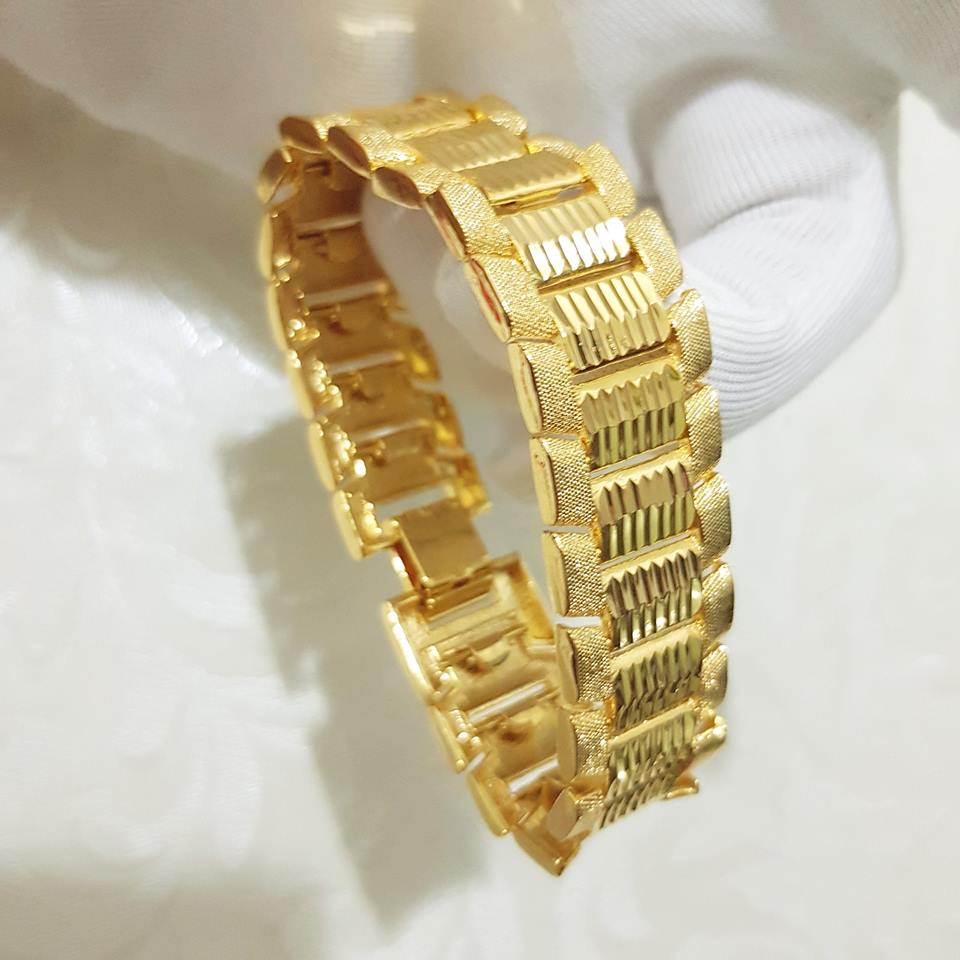 Lắc tay nam mạ vàng 24k sang trọng LT5