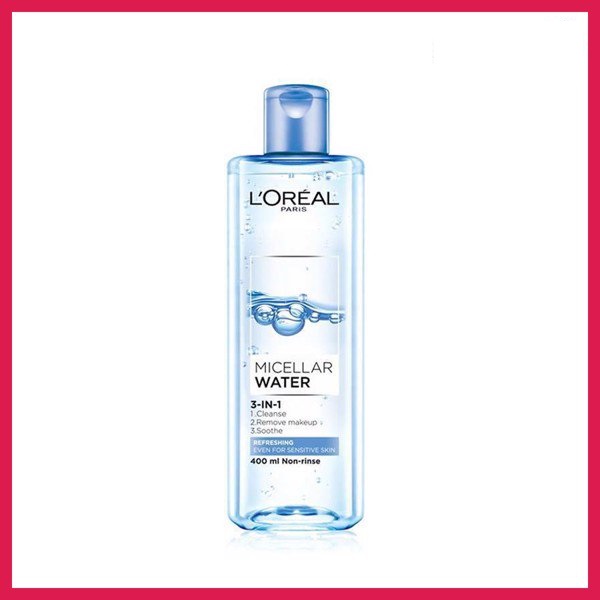 Nước tẩy trang Loreal Micellar Water 3-in-1 Refreshing Even For Sensitive Skin