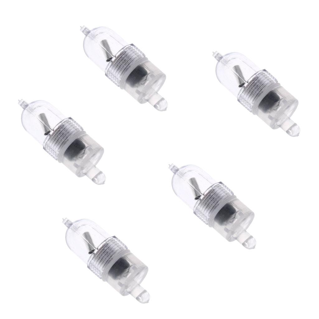Set of 5 LED Lights Fishing Tackle Night Sea Fishing Rod LED Light Clip