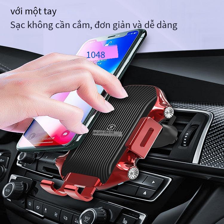 Ưu đãi đặc biệt mới bộ sạc cảm ứng tự động di động điện thoại di động sạc không dây trên xe hơi T3 giá đỡ điện thoại di động trên xe hơi sạc không dây